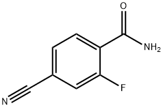 Benzamide, 4-cyano-2-fluoro- Struktur