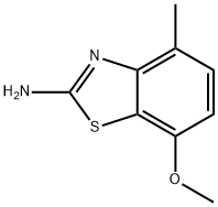 7-methoxy-4-methyl-1,3-benzothiazol-2-amine Struktur