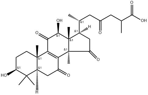 靈芝酸C6 結(jié)構(gòu)式