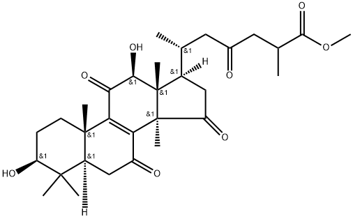 Methyl ganoderate C6 Struktur