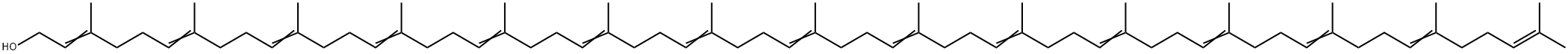 2,6,10,14,18,22,26,30,34,38,42,46,50,54,58-Hexacontapentadecaen-1-ol, 3,7,11,15,19,23,27,31,35,39,43,47,51,55,59-pentadecamethyl- Struktur