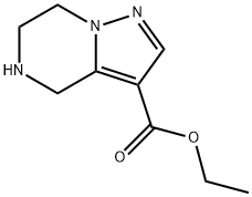 Ethyl 4,5,6,7-Tetrahydropyrazolo[1,5- A]Pyrazine-3-Carboxylate Struktur