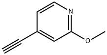 Pyridine, 4-ethynyl-2-methoxy- Struktur