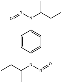 N,N′-di-sec-butyl-N,N′-dinitroso-1,4-phenylenediamine Struktur