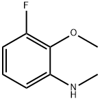 (3-Fluoro-2-methoxy-phenyl)-methyl-amine Struktur