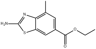 ethyl 2-amino-4-methyl-1,3-benzothiazole-6-carboxylate Struktur