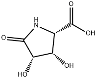 L-Proline, 3,4-dihydroxy-5-oxo-, (3S,4S)- Struktur