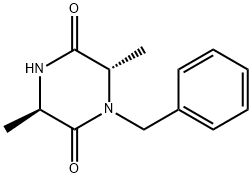 2,5-Piperazinedione, 3,6-dimethyl-1-(phenylmethyl)-, (3R,6S)-