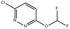 3-Chloro-6-(difluoromethoxy)pyridazine Struktur