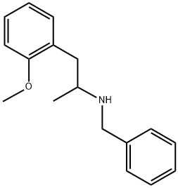 Benzyl[1-(2-methoxyphenyl)propan-2-yl]amine Struktur