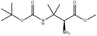 Valine, 3-[[(1,1-dimethylethoxy)carbonyl]amino]-, methyl ester Struktur