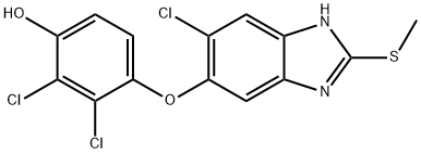 Hydroxytriclabendazole Struktur