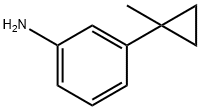 Benzenamine, 3-(1-methylcyclopropyl)- Struktur