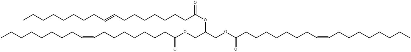 1,3-Dioleoyl-2-Elaidoyl Glycerol Struktur