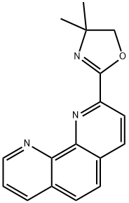 4,4-Dimethyl-2-(1,10-phenanthrolin-2-yl)-4,5-dihydrooxazole Struktur