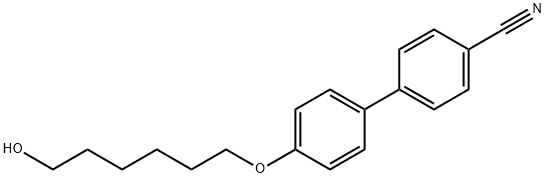 [1,1'-Biphenyl]-4-carbonitrile, 4'-[(6-hydroxyhexyl)oxy]- Struktur