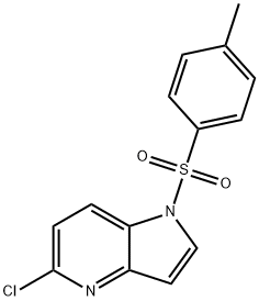 1H-Pyrrolo[3,2-b]pyridine, 5-chloro-1-[(4-methylphenyl)sulfonyl]- Struktur