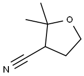 3-Furancarbonitrile, tetrahydro-2,2-dimethyl- Struktur