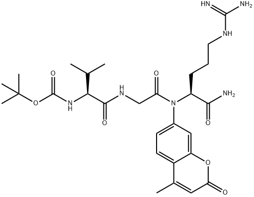 Boc-VGR-AMC Struktur