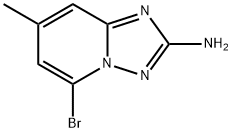 5-Bromo-7-methyl-[1,2,4]triazolo[1,5-a]pyridin-2-ylamine Struktur