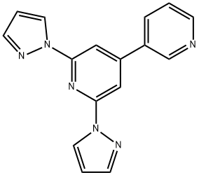 2,6-二(1H-吡唑-1-基)-3,4-聯(lián)吡啶 結(jié)構(gòu)式