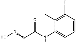 (E)-N-(3-fluoro-2-methylphenyl)-2-(hydroxyimino)acetamide Struktur