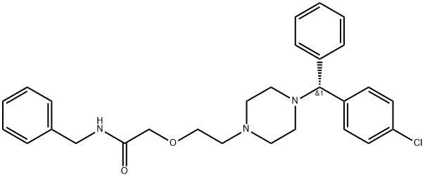 Levocetirizine N-Benzylamide Struktur