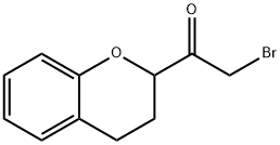 2-bromo-1-(3,4-dihydro-2H-chromen-2-yl)ethanone Struktur