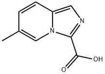 6-methylimidazo[1,5-a]pyridine-3-carboxylic acid Struktur