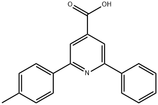 JR-9096, 2-Phenyl-6-p-tolylpyridine-4-carboxylic acid, 97% Struktur