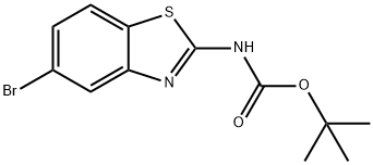 tert-butyl 5-bromobenzo[d]thiazol-2-ylcarbamate Struktur