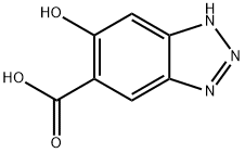 1H-Benzotriazole-5-carboxylic acid, 6-hydroxy- Struktur