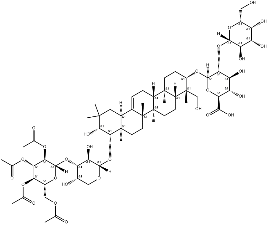 大豆皂苷AF, 117230-32-7, 結(jié)構(gòu)式