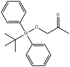 2-Propanone, 1-[[(1,1-dimethylethyl)diphenylsilyl]oxy]- Struktur