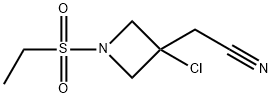 3-Azetidineacetonitrile, 3-chloro-1-(ethylsulfonyl)-