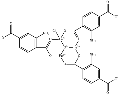 NH2-MIL-101(Fe) Struktur