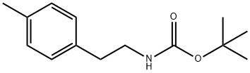 Carbamic acid, N-[2-(4-methylphenyl)ethyl]-, 1,1-dimethylethyl ester Struktur