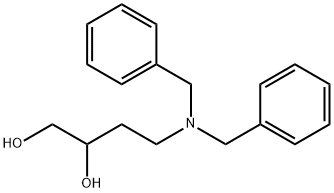 4-(dibenzylamino)butane-1,2-diol Struktur