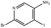 6-Bromo-4-iodo-pyridin-3-ylamine Struktur