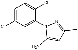 1H-Pyrazol-5-amine, 1-(2,5-dichlorophenyl)-3-methyl- Struktur