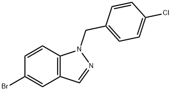 5-Bromo-1-(4-chlorobenzyl)-1H-indazole Struktur