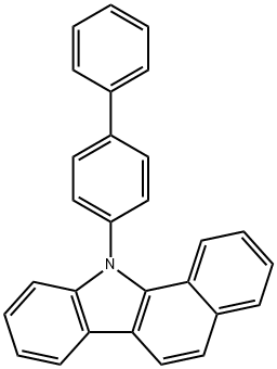 11H-Benzo[a]carbazole, 11-[1,1'-biphenyl]-4-yl- Struktur