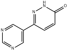 3-Hydroxy-6-(pyrimidyl-5-yl)pyridazine Struktur