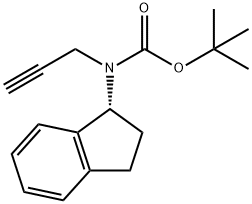 Carbamic acid, N-[(1R)-2,3-dihydro-1H-inden-1-yl]-N-2-propyn-1-yl-, 1,1-dimethylethyl ester