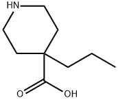 4-propyl-4-piperidinecarboxylic acid(SALTDATA: HCl) Struktur