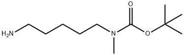 tert-butyl 5-aminopentylmethylcarbamate Struktur