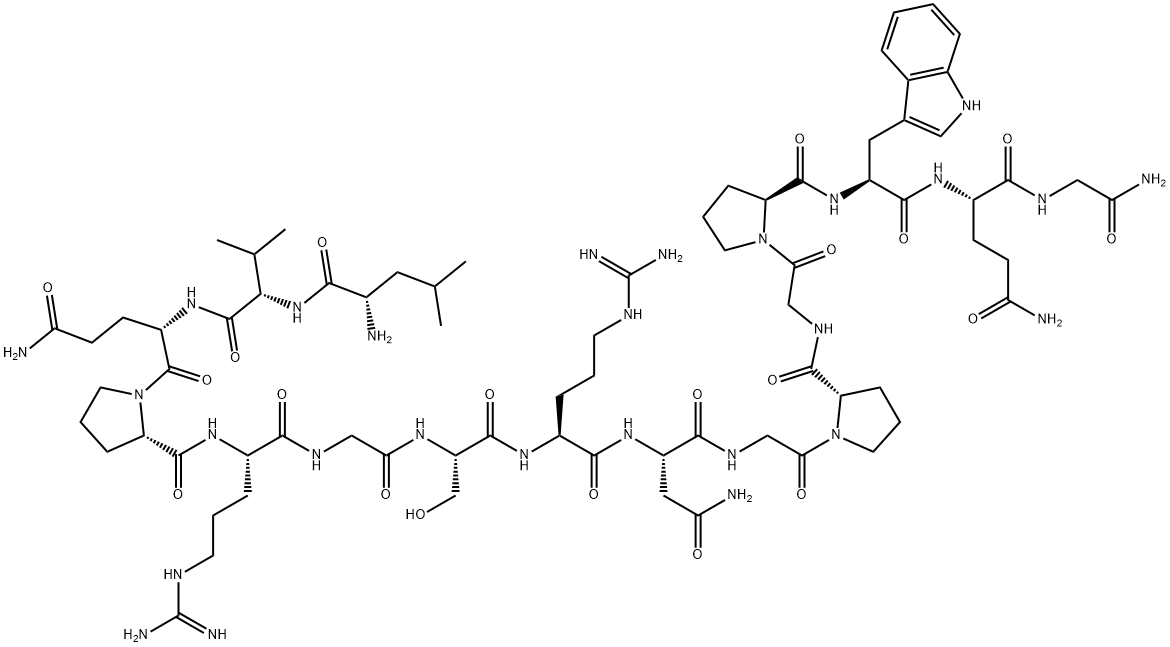 Apelin-36 (1-16) amide (human) Struktur