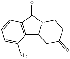 10-Amino-1,3,4,10b-tetrahydropyrido[2,1-a]isoindole-2,6-dione Struktur