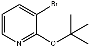 Pyridine, 3-bromo-2-(1,1-dimethylethoxy)- Struktur