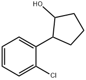 Cyclopentanol, 2-(2-chlorophenyl)- Struktur